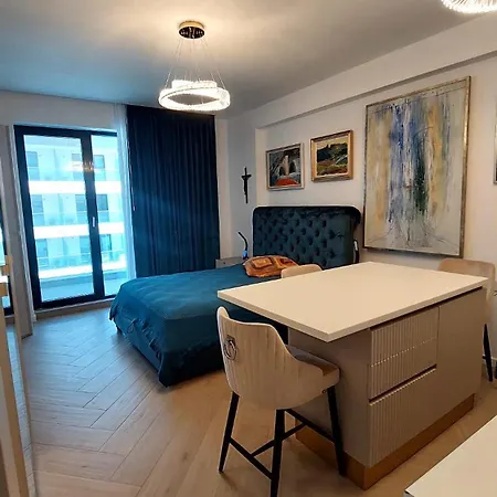 Studiou Mobilat Cu Chicineta In Bloc Pe Tarmul Marii In Nord